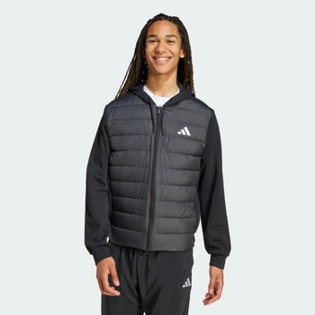 Чоловіча куртка Essentials CLIMAWARM Hybrid Down Hooded adidas KA5251 (L) чорний (4068811771072)