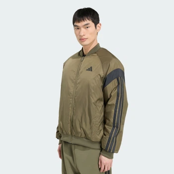 Мужской бомбер TIRO INSULATED adidas KT1649 (XL) зеленый (4069993277277)