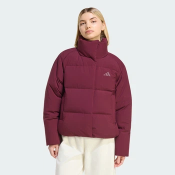 Женский пуховик HELIONIC DOWN PUFFER adidas KS5287 (S) Бордовый (4068804711146)