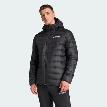 Мужская куртка Terrex Multi Essentials CLIMAWARM Light Down Hooded adidas KB2176 (S) черный (4068808172790)