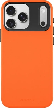 Etui na smartfon Yaxo Leather Gear Slim Case do Apple iPhone 17 Pro Magma Orange (YMALGSLCI17P01OR)