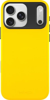 Etui na smartfon Yaxo Leather Gear Slim Case do Apple iPhone 17 Pro Honey Yellow (YMALGSLCI17P01YL)