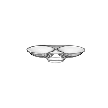 Хрустальное блюдо с двумя секциями Silhouette Curved Nude Glass (1107387)