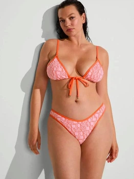 Жіночий купальник Victoria's Secret трикутний Logo Tie-Front Triangle Bikini S