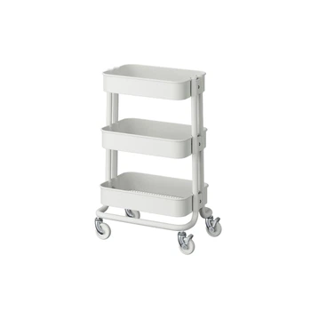 Візок на колесах, білий, 28x38x61 см IKEA RÅSKOG 005.867.89
