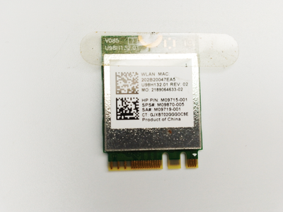 Wi-fi+BT модуль HalfSize RTL8821CE (1 антена) (915620-001) 802.11 b,g,n , 300Mbps 5 GHz до ноутбуків HP 15, HP 17 Б/В
