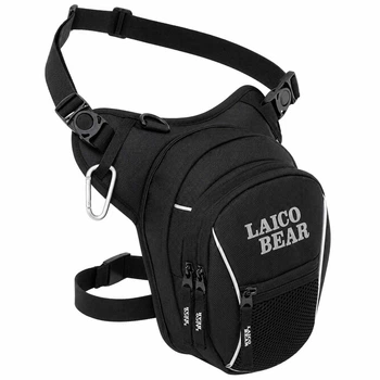 Мотосумка набедренная Laicobear 5593 на бедро для мотоцикла объем 8л Black
