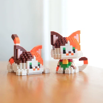 Конструктор Cute Cat 2 в 1 Фигурка Кот 397 деталей (01894)