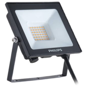 Прожектор PHILIPS светодиодный уличный 100 Вт теплый белый с защитой IP65, для сада и склада