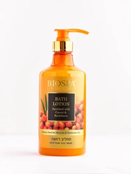 Лосьон для душа с минералами Мёртвого моря «Морковь и Облепиха» Sea Of Spa Bio Spa Bath Lotion Carrot and Sea Buckthorn 780 мл