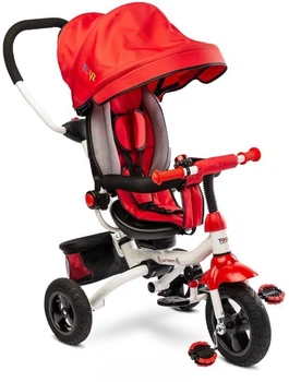 Прогулянковий триколісний велосипед Toyz Wroom Червоний TOYZ-0343 (5903076303233)