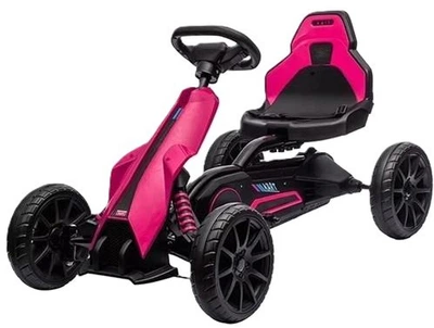 Gokart na pedały Baby Mix Speedster 1-osobowy Różowy 16497 (8596164164976)