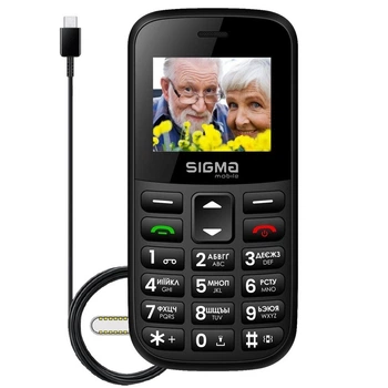 Мобильный телефон Sigma mobile Comfort 50 Easy Black (4827798585214)