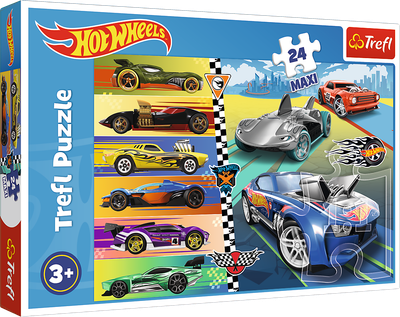 Пазл Trefl Maxi Швидкі машинки Hot Wheels 24 елементи (5900511143621)