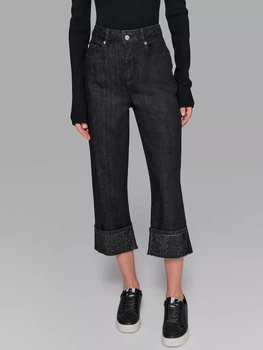 Джинсы Кюлоты женские Karl Lagerfeld 182191938 2 Черные (1160569059)