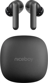 Słuchawki bezprzewodowe Niceboy Pins 4 ANC Onyx Black (8594182431919)