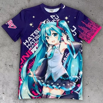 Чоловіча футболка «Hatsune Miku Expressive Vibes» M Чорний (I000144)