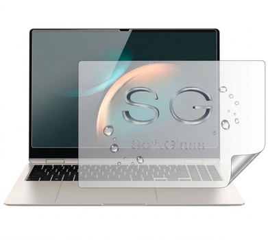 Пленка для Samsung Galaxy Book 4 Pro 360 на экран износоустойчивая полиуретановая SoftGlass