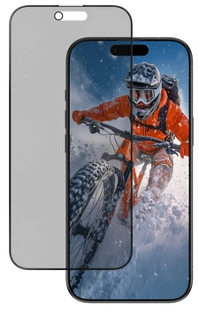 Szkło ochronne na ekran YAXO AR Privacy Armor Glass iPhone 17 Pro Max Black (YMAARPASGI17PM01T)