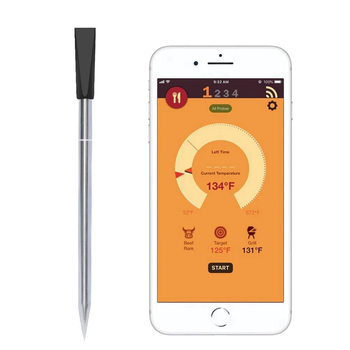 Смарт Bluetooth беспроводной термометр-щуп для мяса, гриля, духовки, BBQ умный кулинарный градусник с приложением на iOS/Android