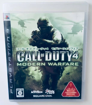 Диск для PlayStation 3 - Call of Duty 4 Modern Warfare, японская версия, Б/У