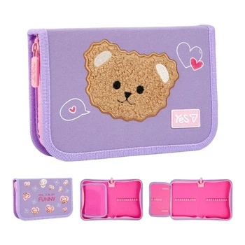 Пенал твердий Yes HP-03 одинарний з клапаном Bear Rules (533728)