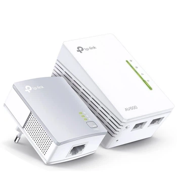 Комплект адаптеров для создания сети Ethernet на основе электросети (500Mbps, Wi-Fi) (TL-WPA4220KIT)