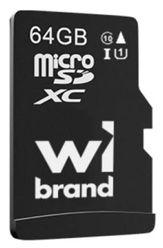 Карта памяти microSDXC, 64Gb, Class10 UHS-I U1 Wibrand (2000003494903)