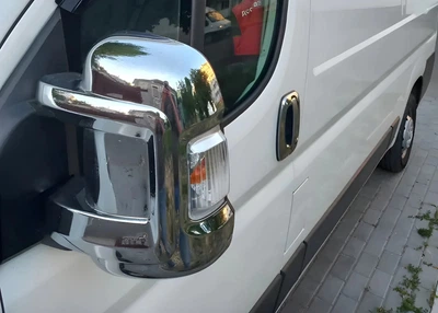 Накладки на дзеркала Fiat Ducato/Citroen Jumper/Peugeot Boxer 2006- пластик 2шт Автомобільні декоративні АМ0035792