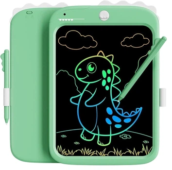 Дитячий LCD планшет для малювання Urmywo Динозаврик 10”Multicolor зелений (UК1006green) 