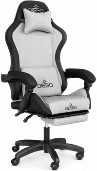 Кресло геймерское DIEGO Fabric X Gray