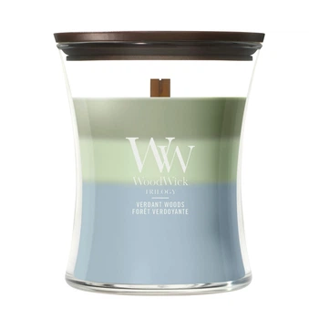 Ароматична свічка Woodwick Medium Trilogy Verdant Woods 453 г