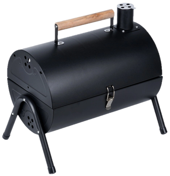 Grill węglowy Vilde 489375 stalowy przenośny z kominem 41 x 25 x 38 cm (5900670121263)