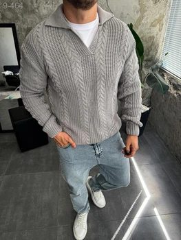 Светр XL Сірий (9-464)