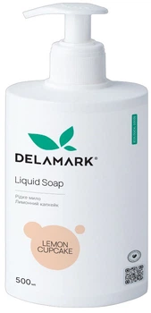 Рідке мило DeLaMark Лимонний капкейк 500 мл (4820152332370)