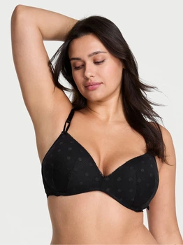 Бюстгальтер с Push-up без косточек Victoria's Secret 695113965 32C Черный (1160457170)