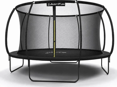 Батут PREMIUM BLACK PLUS Just Fun Garden 12 футів 374 см