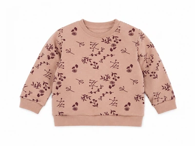 Свитшот двунитка для девочки Lupilu Ecoprint 456872 074-80 см (6-12 months) Розовый