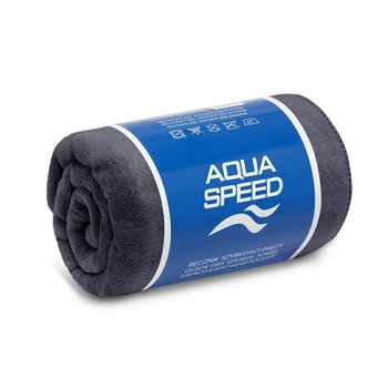 Рушник з мікрофібри Aqua Speed DRY SOFT 70×140 см - Black