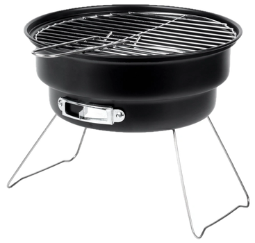 Grill węglowy Vilde 489380 składany przenośny stalowy 28 x 26 x 22 cm (5900670121317)