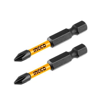 Бита магнитная ударная PH2 50мм (2шт/уп) INGCO INDUSTRIAL