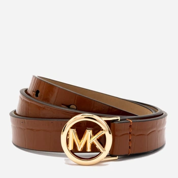 Ремень женский из натуральной кожи Michael Kors 214612206 S (89 см) Коричневый (1160010300)