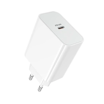Мережевий зарядний пристрій BOROFONE BA107A Stellar single port PD30W charger (EU) White (6941991125348)