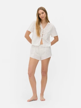 Піжамні шорти Primark білий в візерунки UGTIR952 S