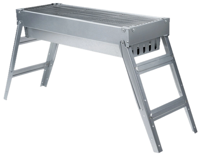 Grill węglowy Vilde 489386 składany przenośny stalowy 73 x 21 x 37 cm (5900670121379)