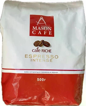Кава в зернах Mason Cafe Espresso Intense 500 грам