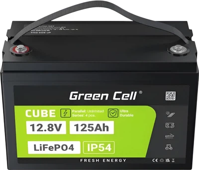 Аккумуляторная батарея Green Cell LiFePO4 12.8V 125Ah (LFPGC12V125AH)