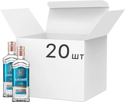 Упаковка настоянки KALGANOFF з джином 0.5 л 40% х 20 шт (4820210843725)