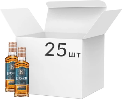 Упаковка настоянки KALGANOFF з медом та бренді 0.25 л 40% х 25 шт (4820210843817)