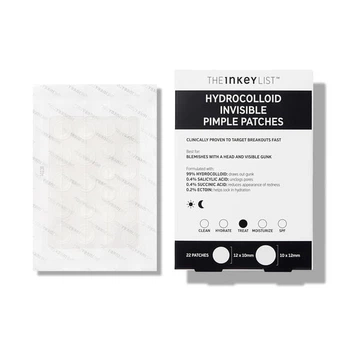 Гідроколоїдні невидимі пластирі від прищів The INKEY List Hydrocolloid Invisible Pimple Patches